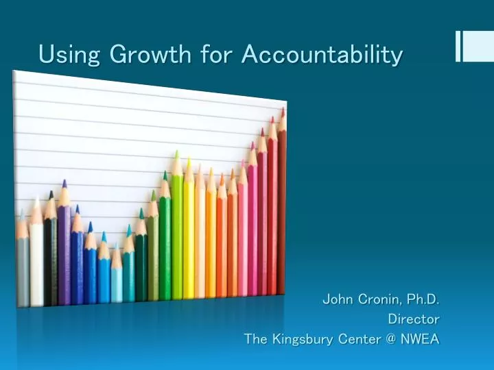 using growth for accountability