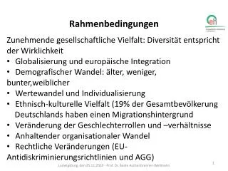 rahmenbedingungen