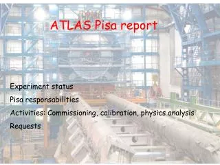 ATLAS Pisa report