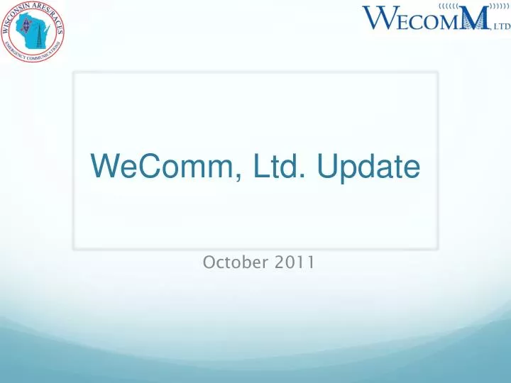 wecomm ltd update