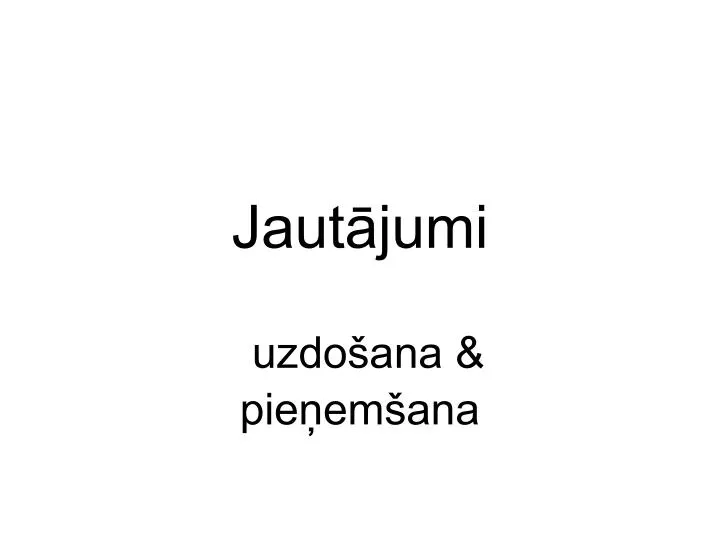 jaut jumi