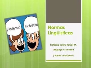 normas ling sticas