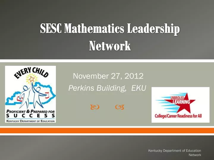 sesc mathematics leadership network