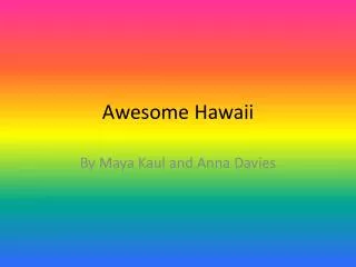 Awesome Hawaii