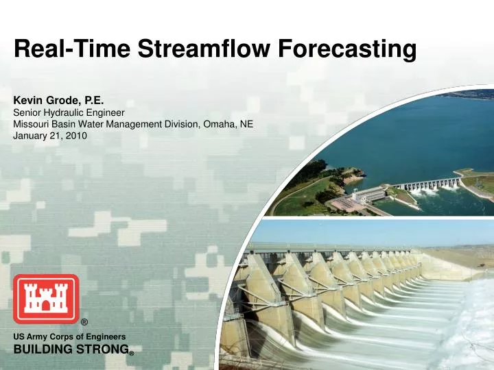 real time streamflow forecasting