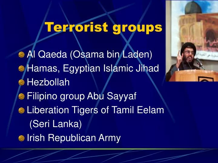 terrorist groups