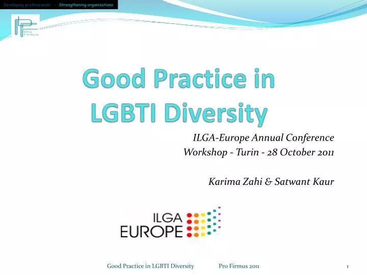 good practice in lgbti diversity