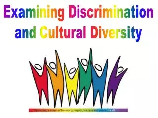 Examining Discrimination and Cultural Diversity