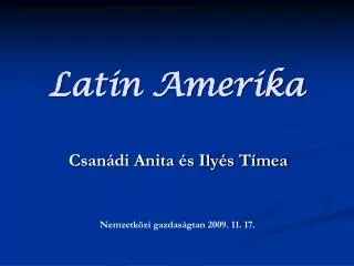 latin amerika
