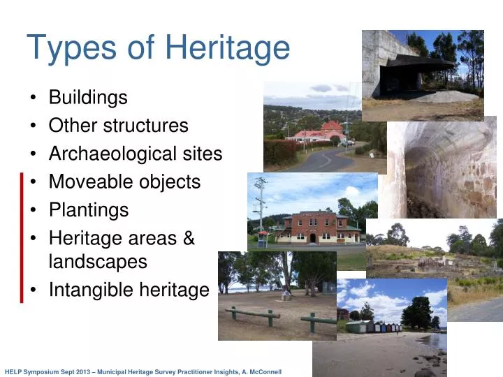 types of heritage
