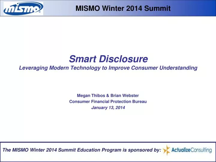 smart disclosure leveraging modern technology to improve consumer understanding