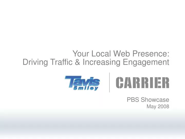your local web presence driving traffic increasing engagement
