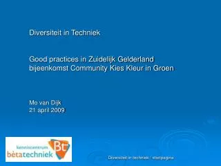 diversiteit in techniek startpagina