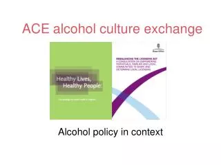 ACE alcohol culture exchange