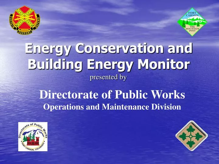 energy conservation and building energy monitor