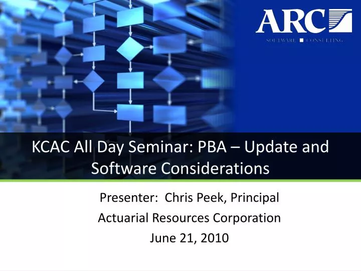 kcac all day seminar pba update and software considerations
