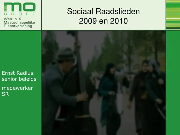 sociaal raadslieden 2009 en 2010