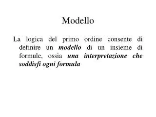 modello