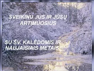 sveikinu jus ir j s artimuosius