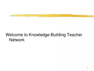 Welcome to Knowledge-Building Teacher Network