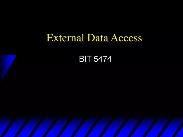 external data access
