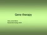 Gene therapy - slide 1