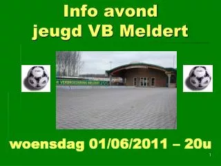 info avond jeugd vb meldert