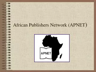 African Publishers Network (APNET )