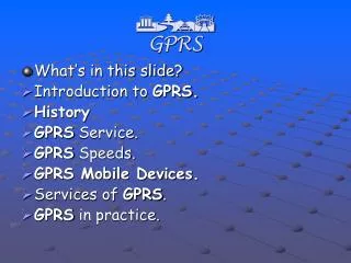 GPRS GPRS