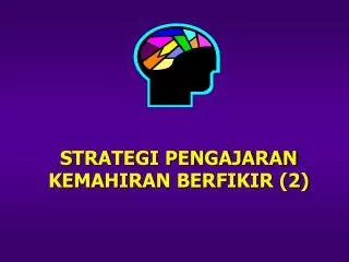 strategi pengajaran kemahiran berfikir 2