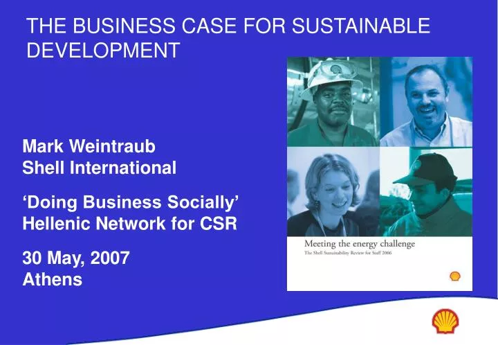 the business case for sustainable development