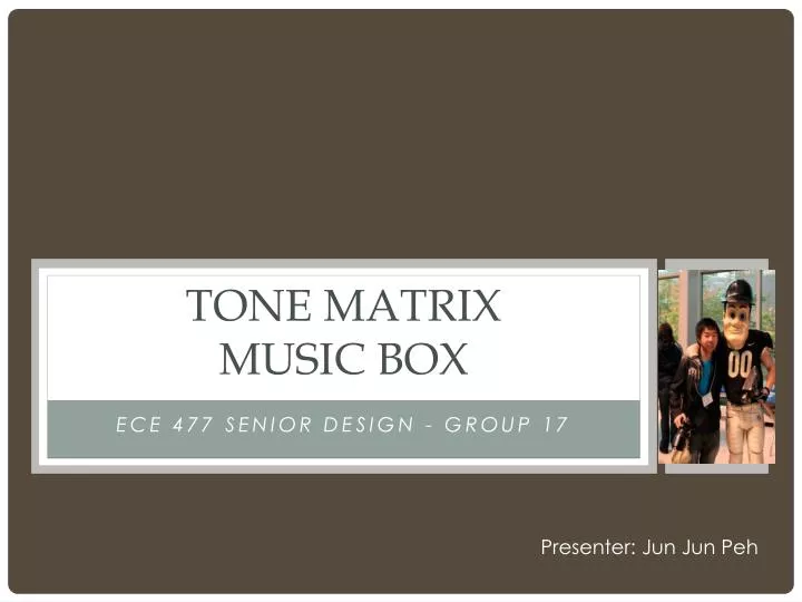 tone matrix music box