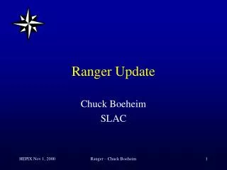 Ranger Update