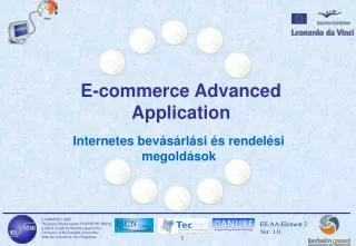 e commerce advanced application