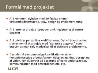 form l med projektet