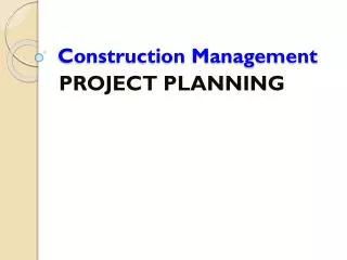 Construction Management