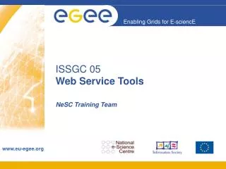 ISSGC 05 Web Service Tools
