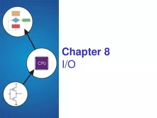 Chapter 8 I/O