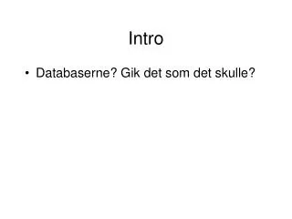 intro