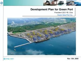 Development Plan for Green Port