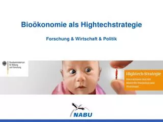 bio konomie als hightechstrategie