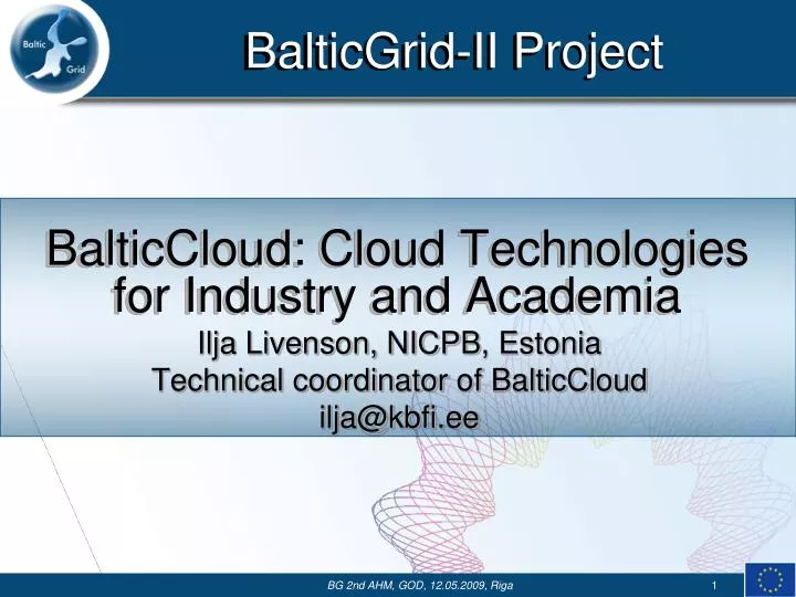 balticcloud cloud technologies for industry and academia