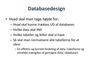 databasedesign