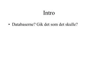 intro