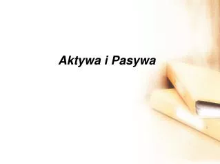 aktywa i pasywa
