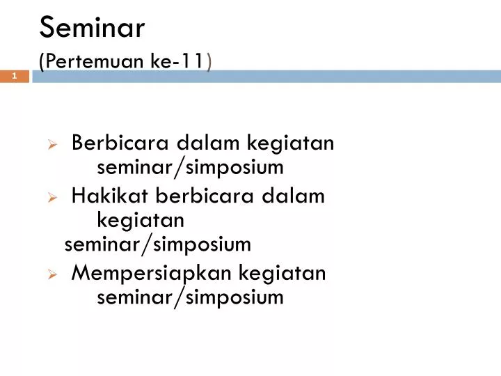 seminar pertemuan ke 11