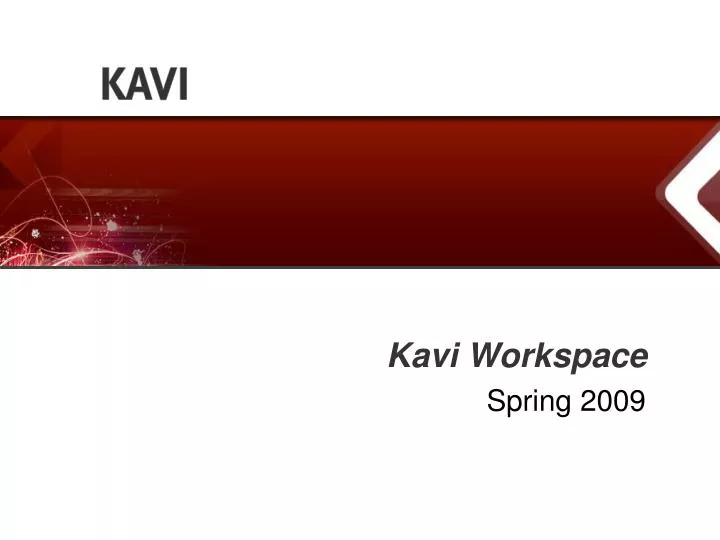 kavi workspace