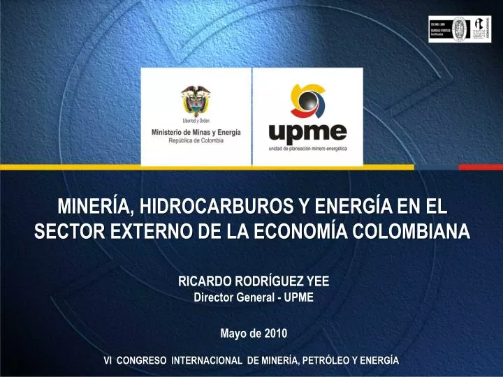 miner a hidrocarburos y energ a en el sector externo de la econom a colombiana