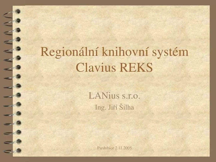 region ln knihovn syst m clavius reks