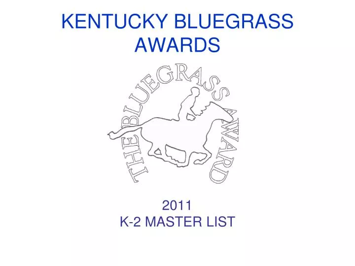 kentucky bluegrass awards
